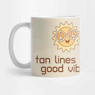 Tan Lines And Good Vibes Mug
